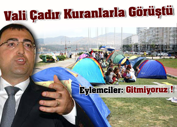 Vali Çadır Kuarnlarla Görüştü