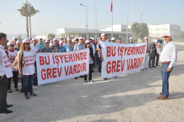 Torbalı'da işçilerin grevi 12'nci güne ulaştı